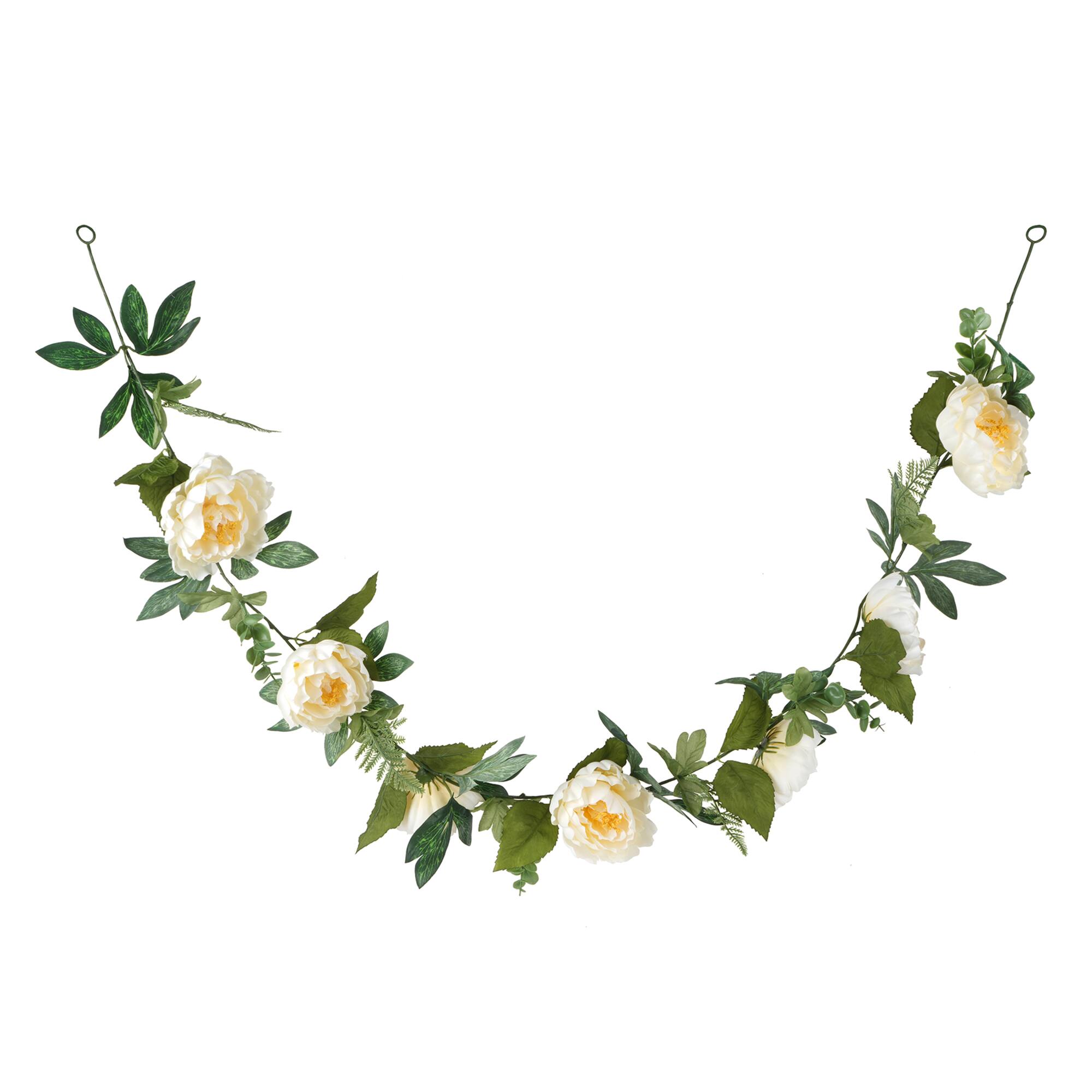 6ft. Cream Rose Garland by Ashland®